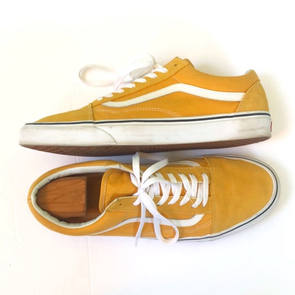 Vans Other - Yellow Suede Old Skool Vans Size 13
